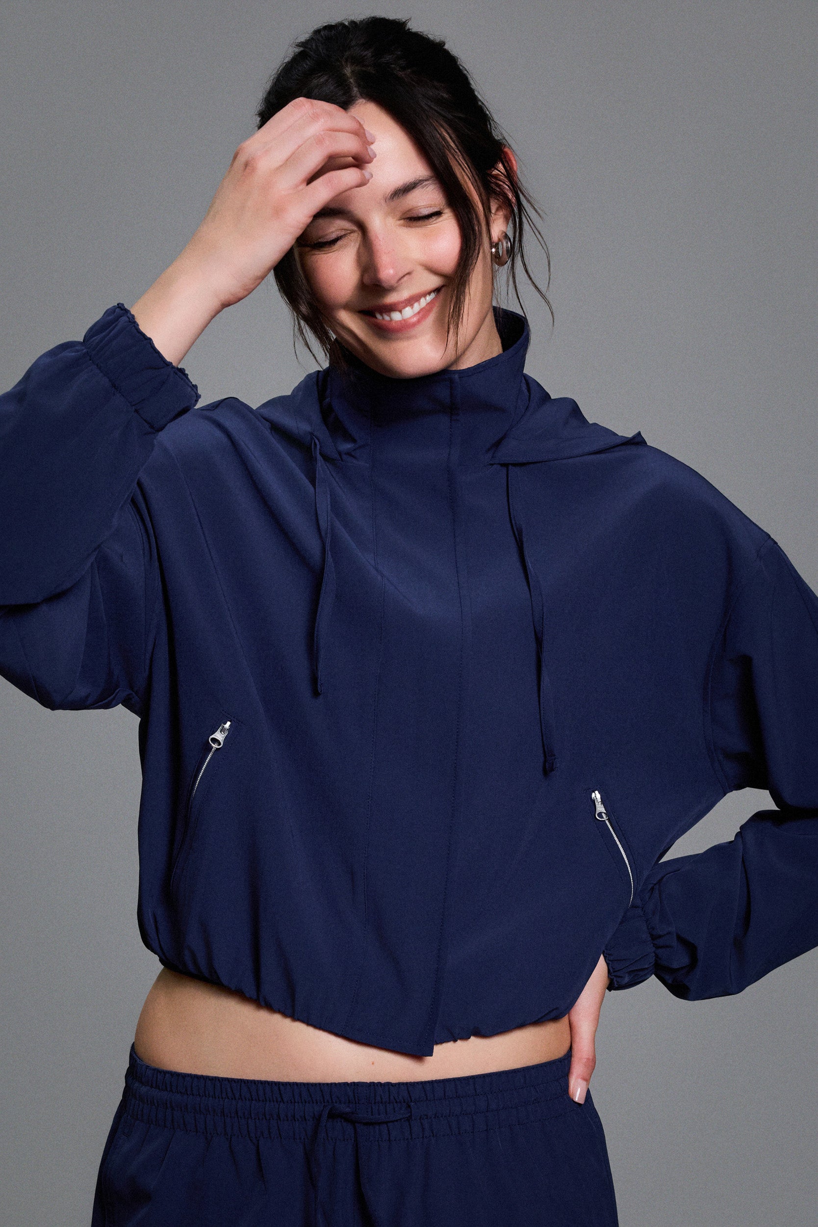 Year of Ours Court Jacket in Midnight