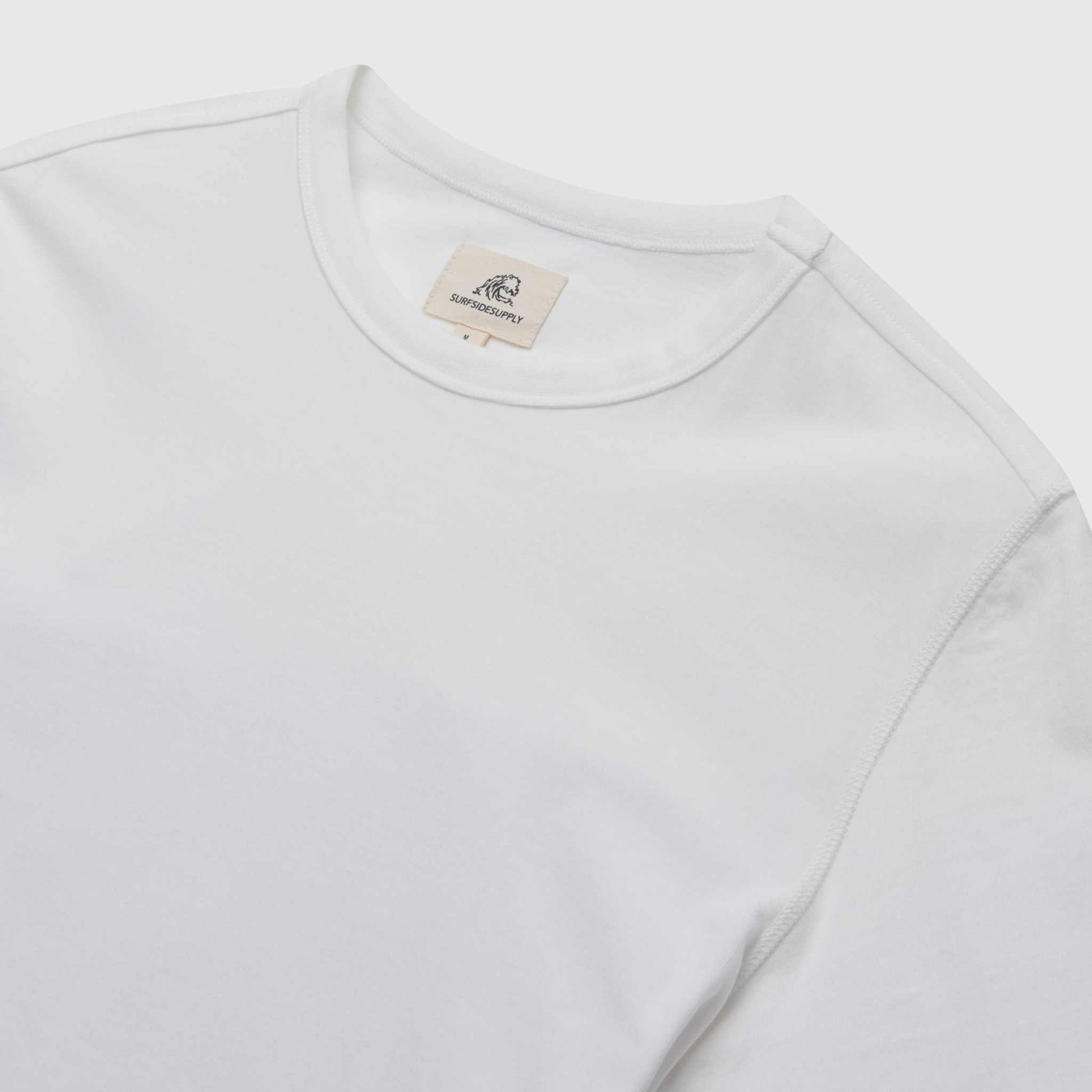 Surfside Supply Salty S/S Scoop Tee in White