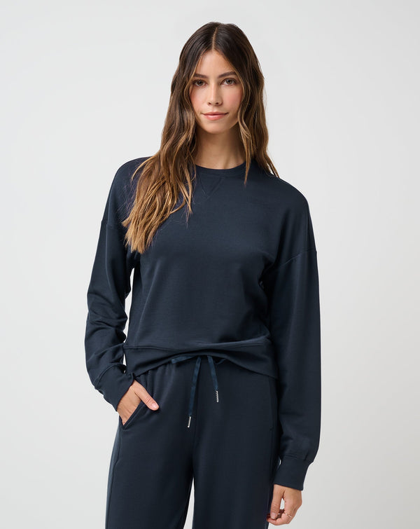 Cloud Terry Set in Navy Blazer