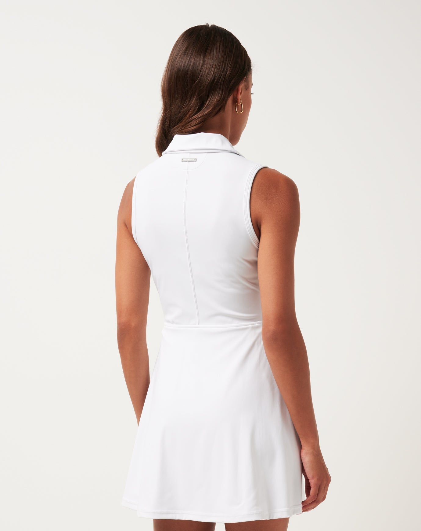 TravisMathew MoveKnit SL Zip Dress 2.0 in White