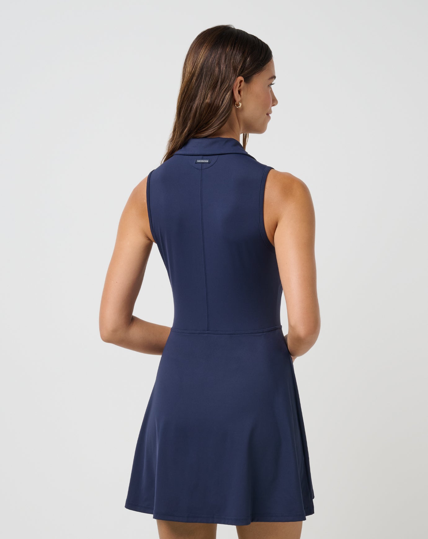 TravisMathew MoveKnit SL Zip Dress 2.0 in Navy Blazer