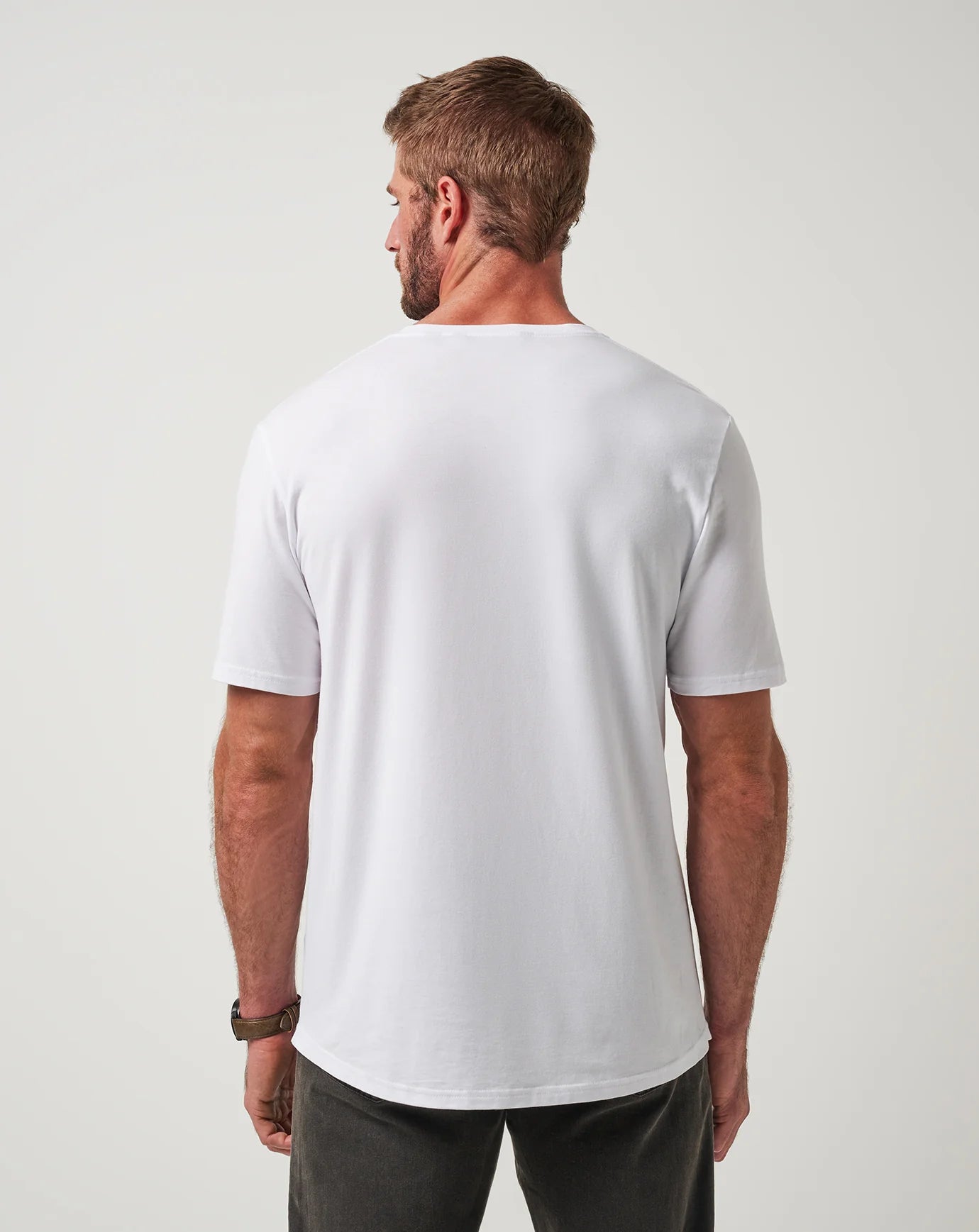 TravisMathew Cloud Crew Tee in White