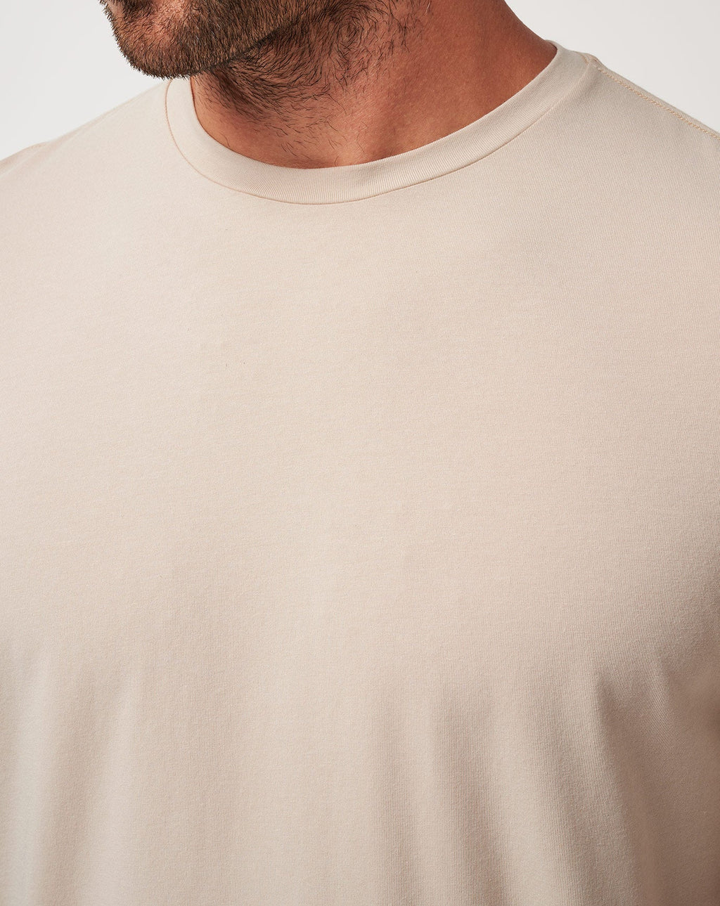 TravisMathew Cloud Crew Tee in Italian Sand