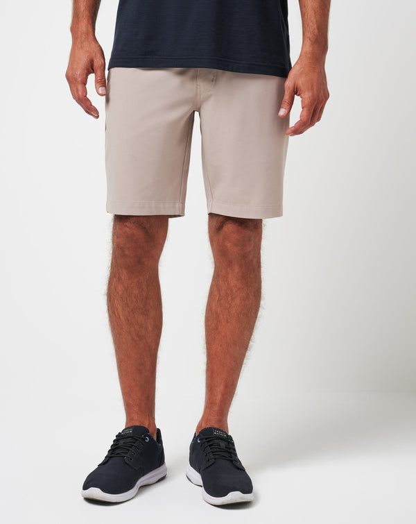 TravisMathew Wanderlust Short in Khaki 9HGR - Heather