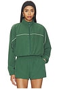 Year Tennis Windbreaker Jacket in Turf — back