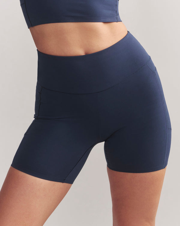 Rhone Revive 6" Short in Navy Blue