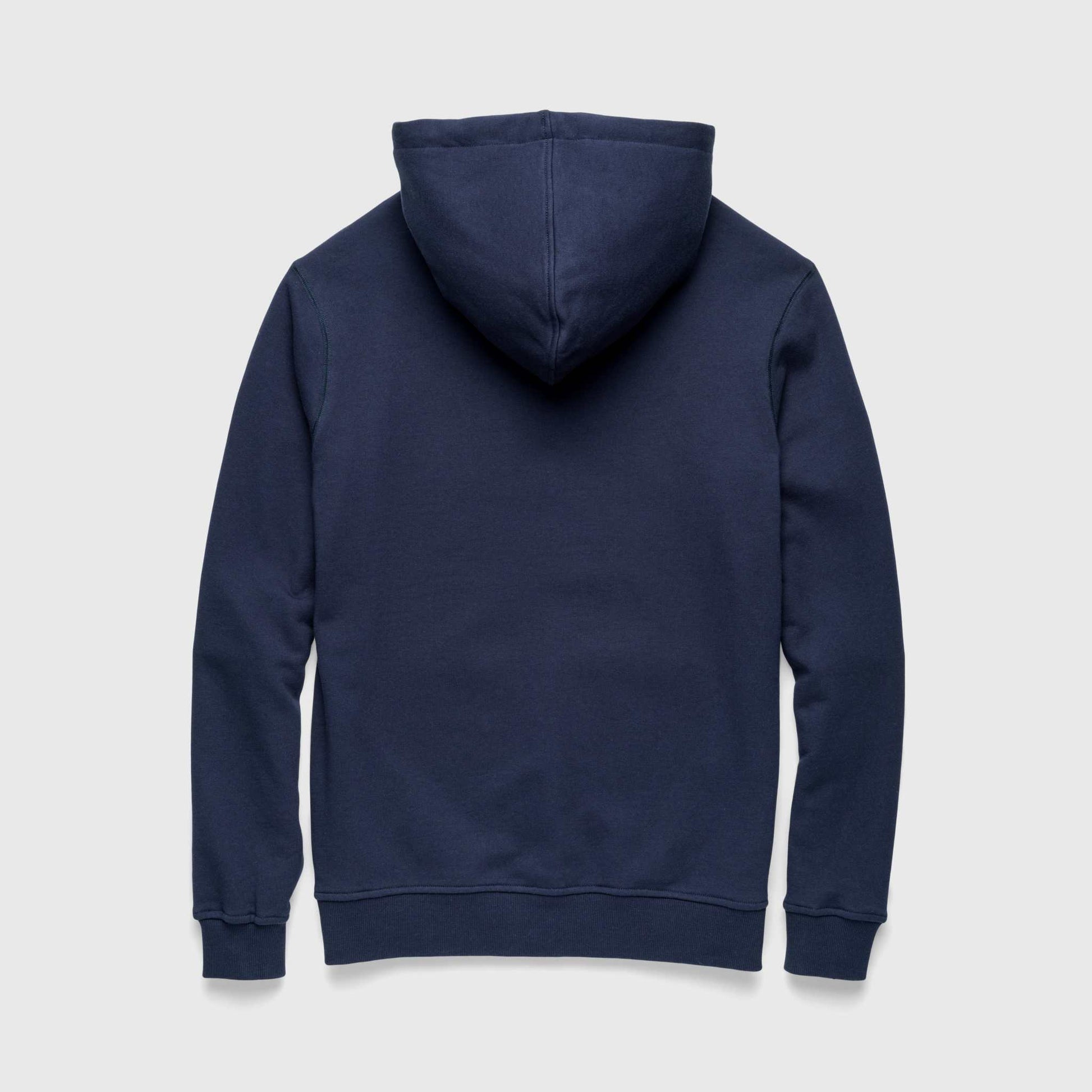 Surfside Supply Marine French Terry Hoodie in Navy Blazer