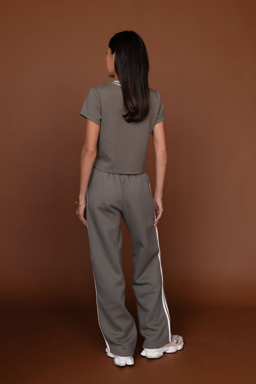 Fore-té Varsity Sweatpant in Olive