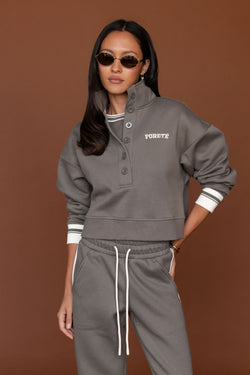 Fore-té Varsity Short Set in Olive