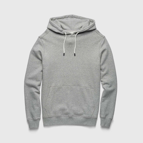 Marine French Terry Hoodie in Silver Gray