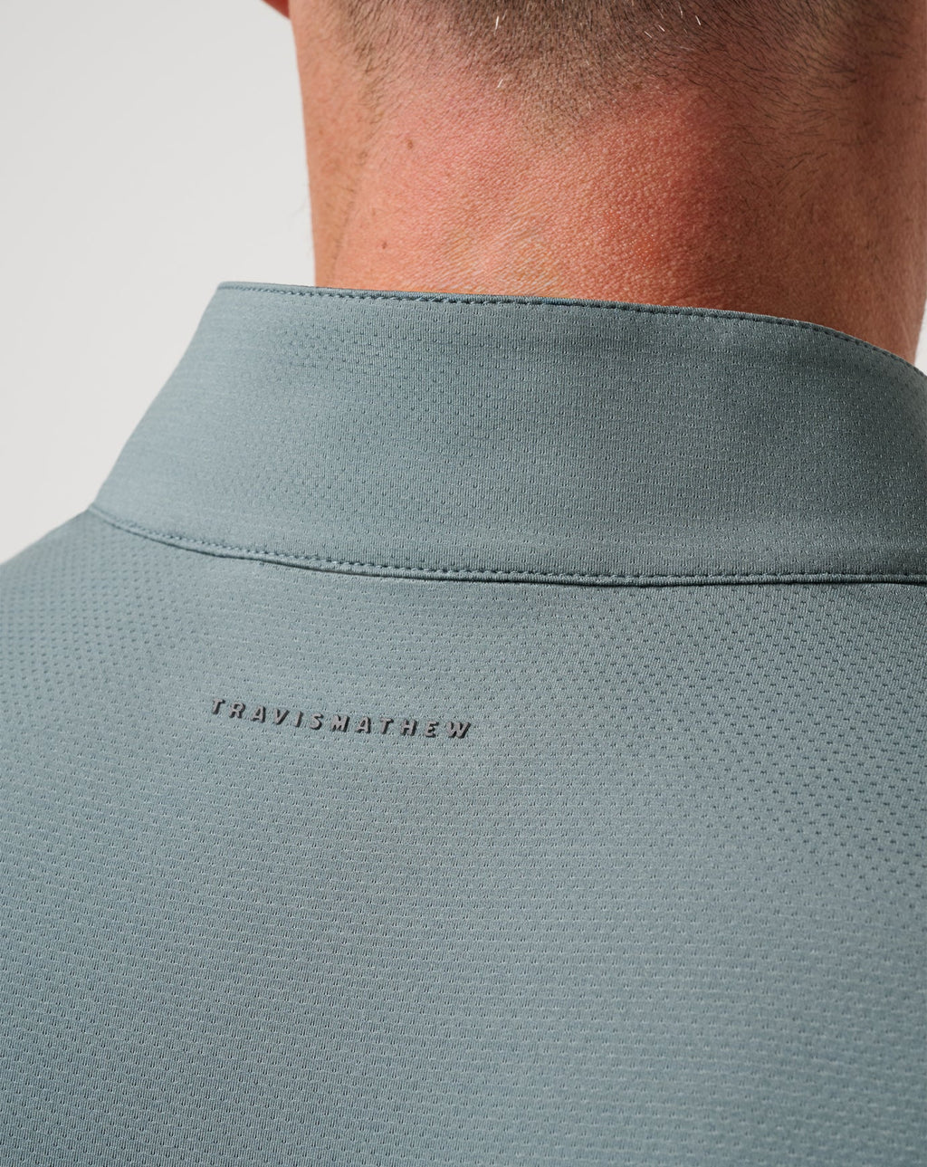 TravisMathew Heater Pro 1/4 Zip in Balsam Green