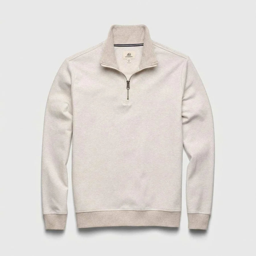 Bobby Micro Stripe 1/4 Zip Pullover