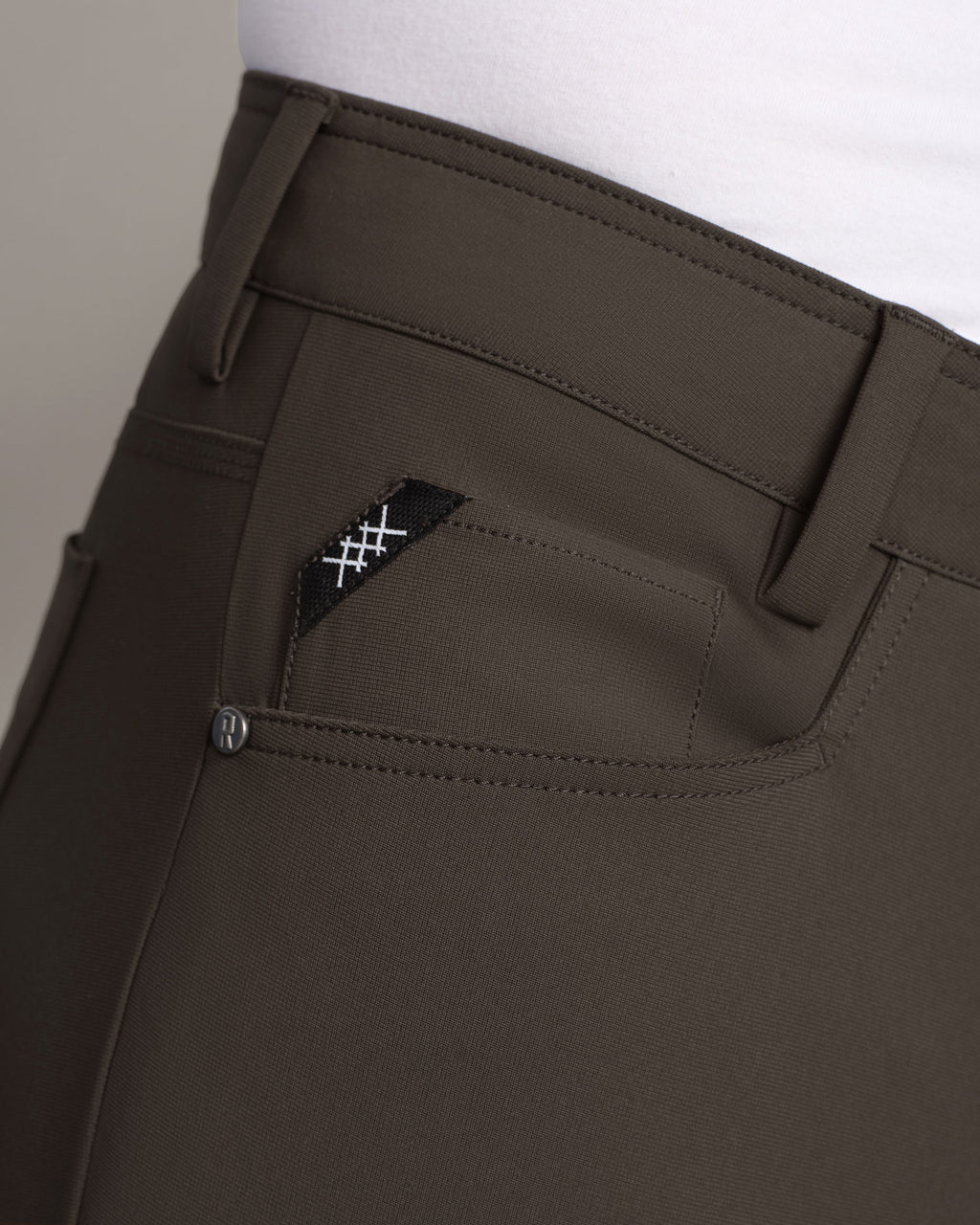 Rhone Commuter Pro Five Pocket in Café Noir
