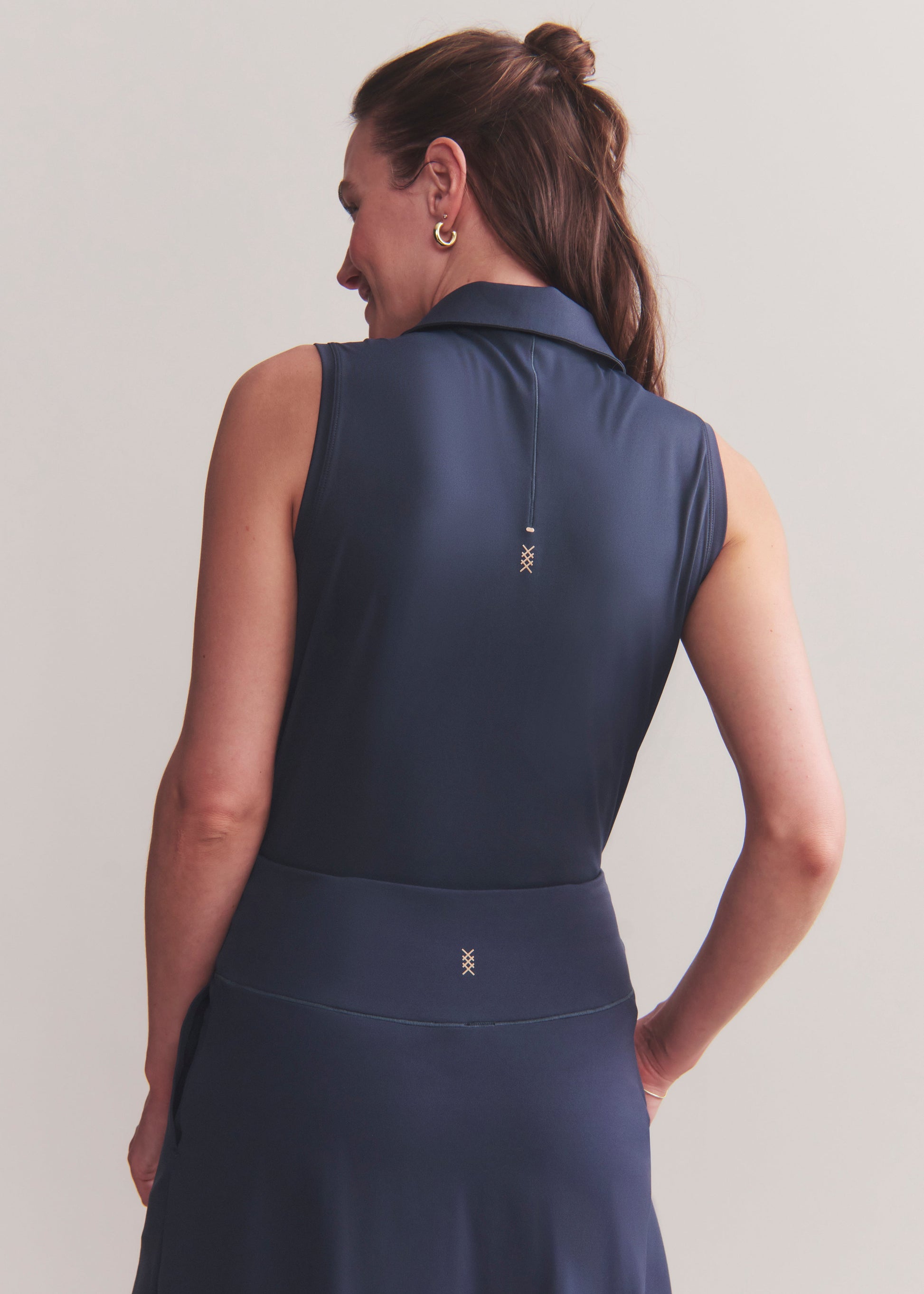 Rhone Course to Court Polo in Navy Blue
