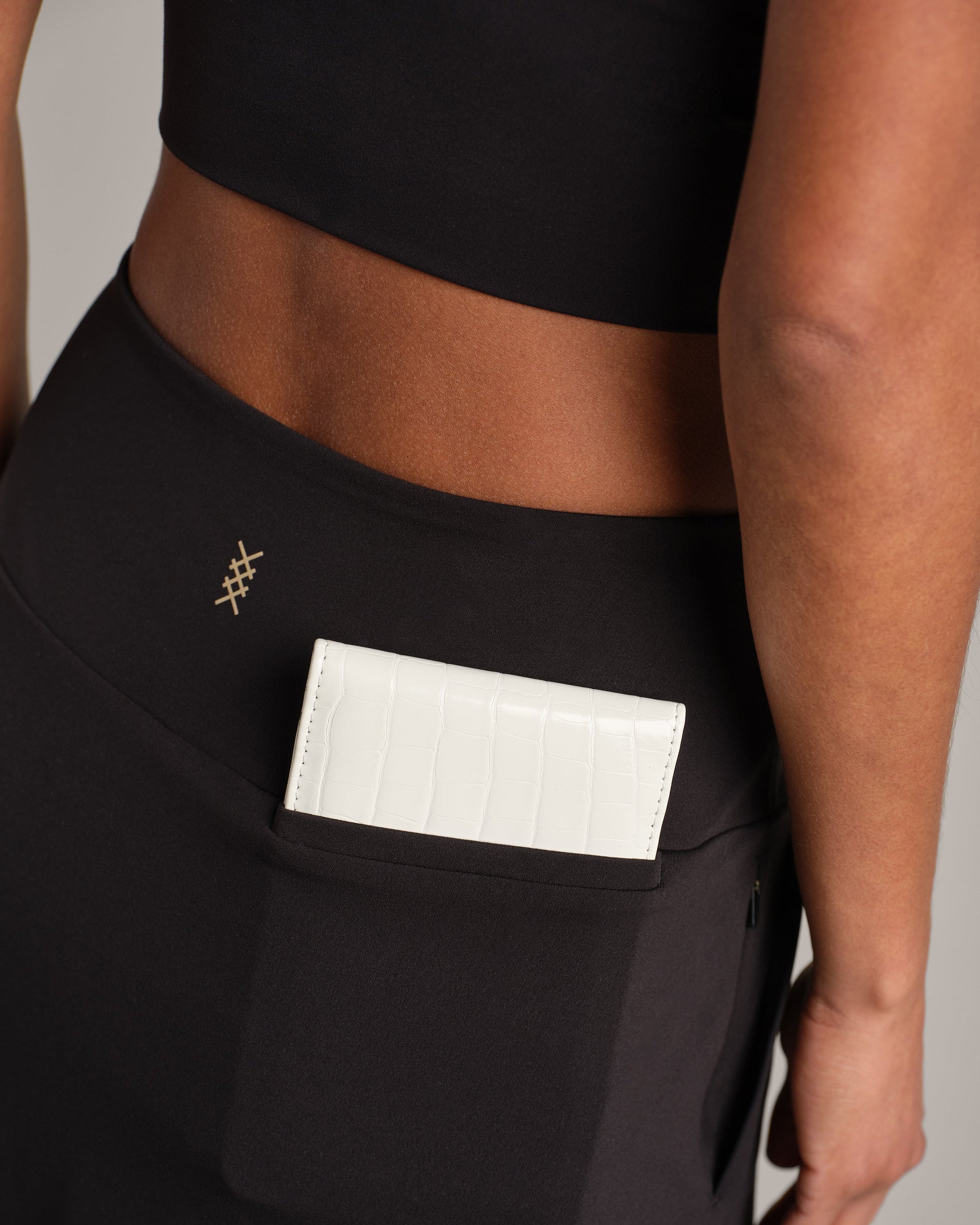 Rhone Course to Court Skort - 16" - Pocket in Black