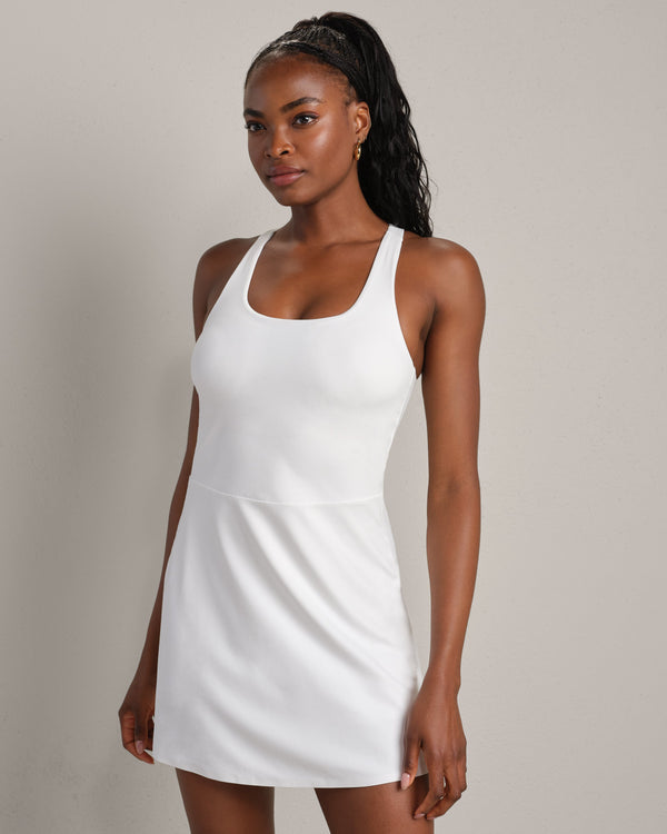 Rhone Course to Court Dress in White