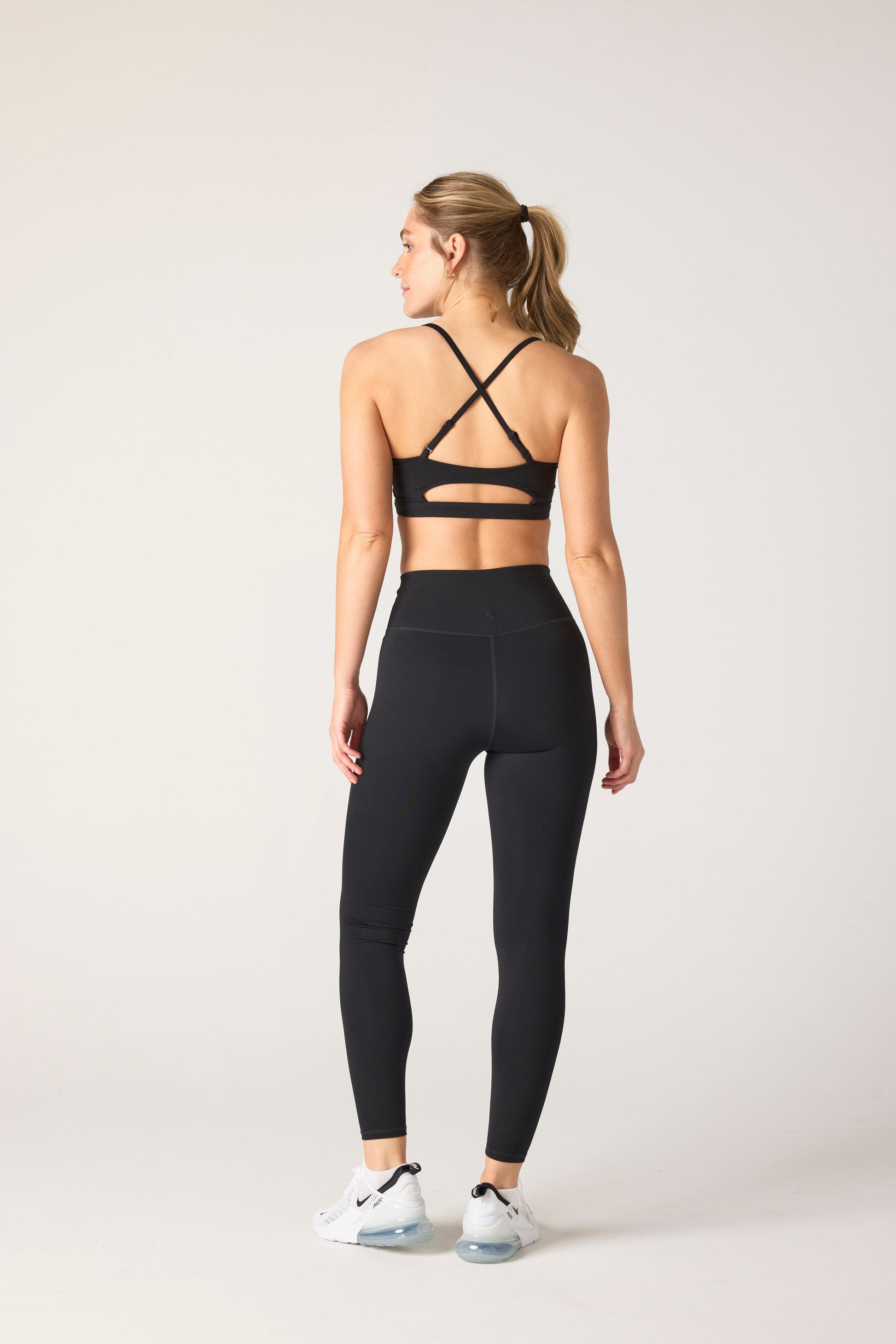 Daughter Lessons Core Sports Bra 2.0 in Black