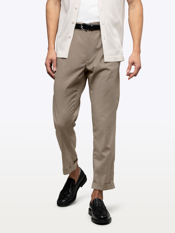 Cuts SoHo Trouser in Heather Tobacco