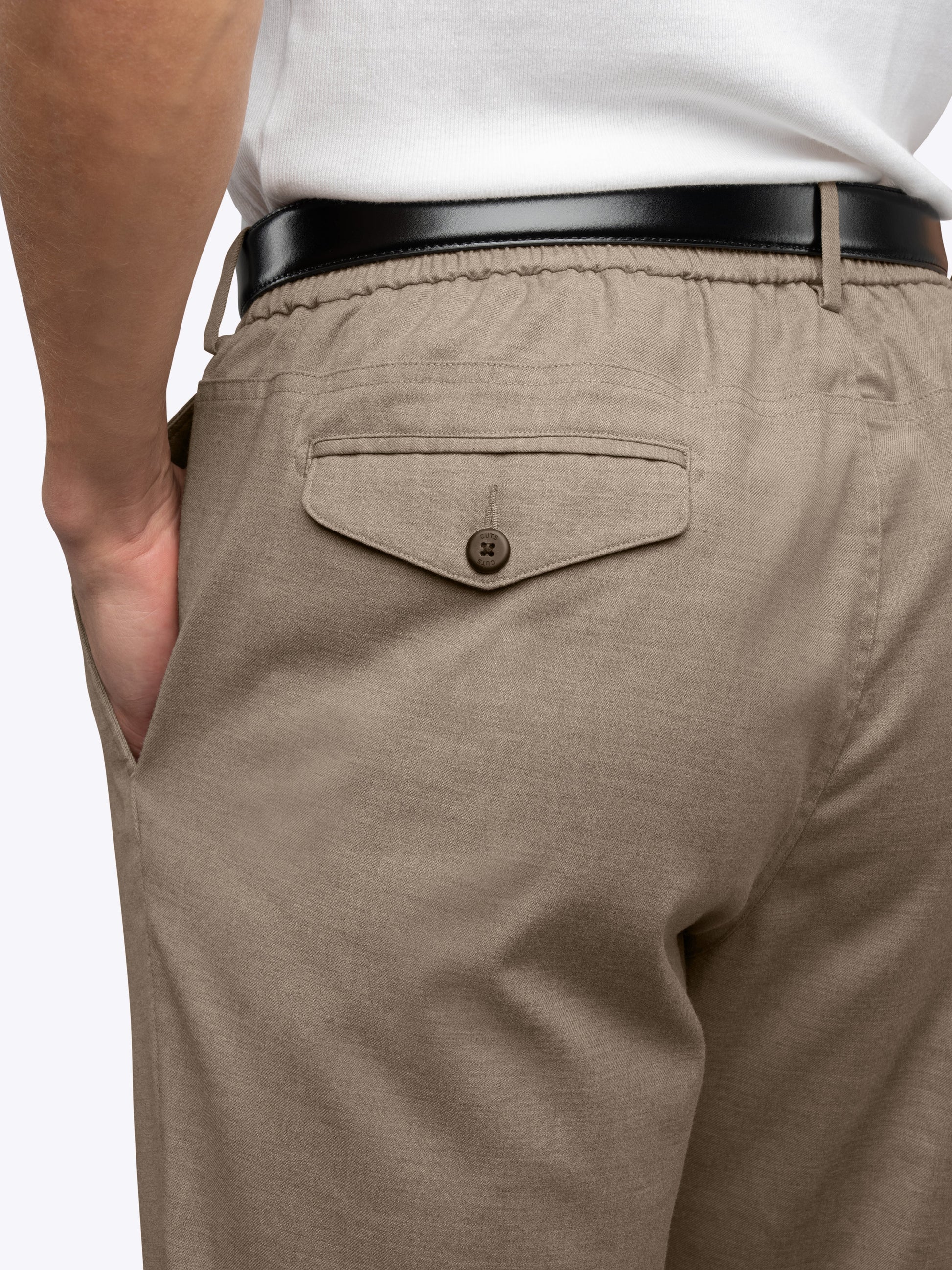 Cuts SoHo Trouser in Heather Tobacco