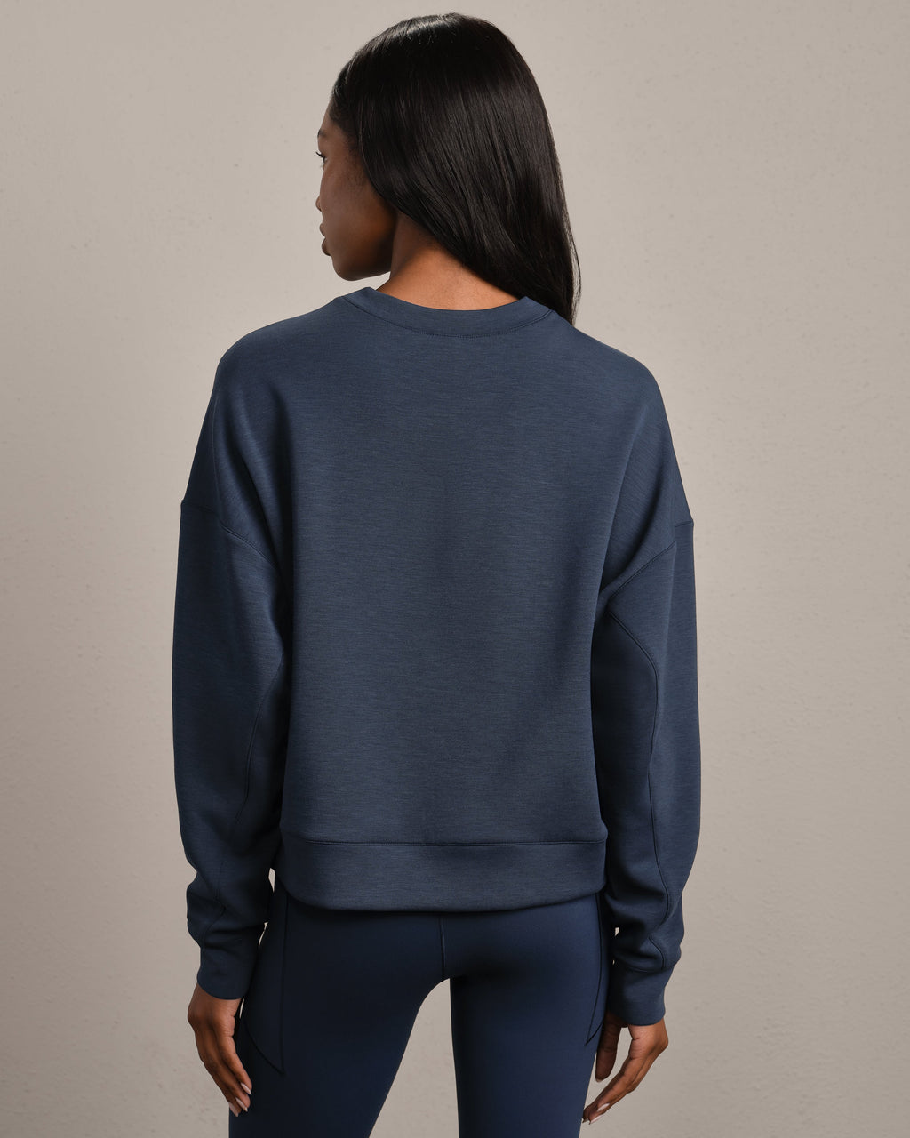 Rhone DreamGlow Crew Neck in Navy Blue