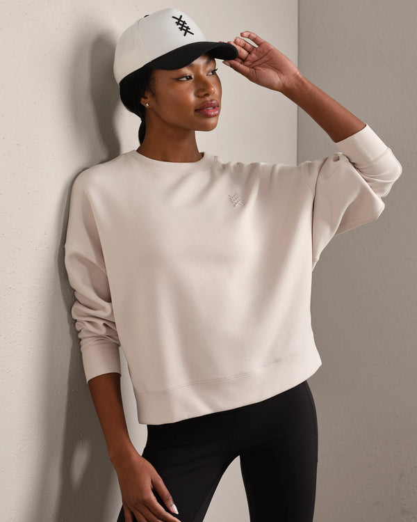 Rhone DreamGlow Crew Neck in Sand