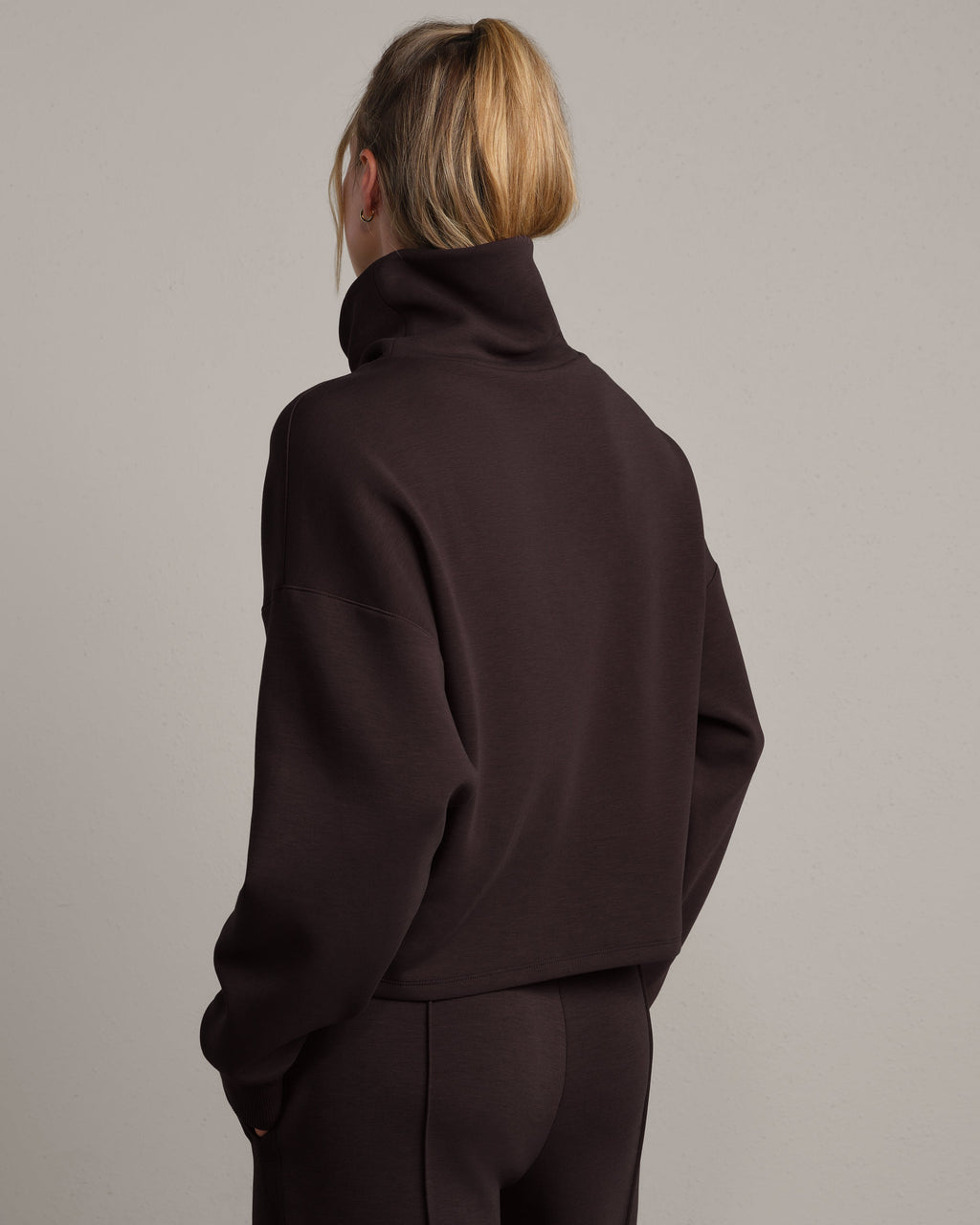 Rhone DreamGlow Mock Neck in Dark Espresso
