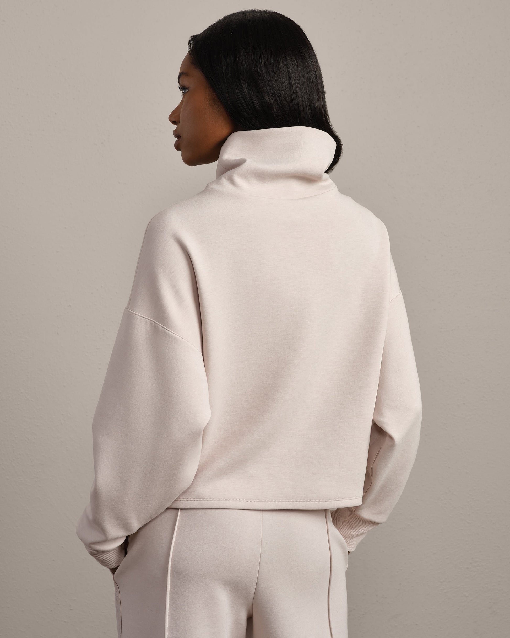 Rhone DreamGlow Mock Neck in Sand