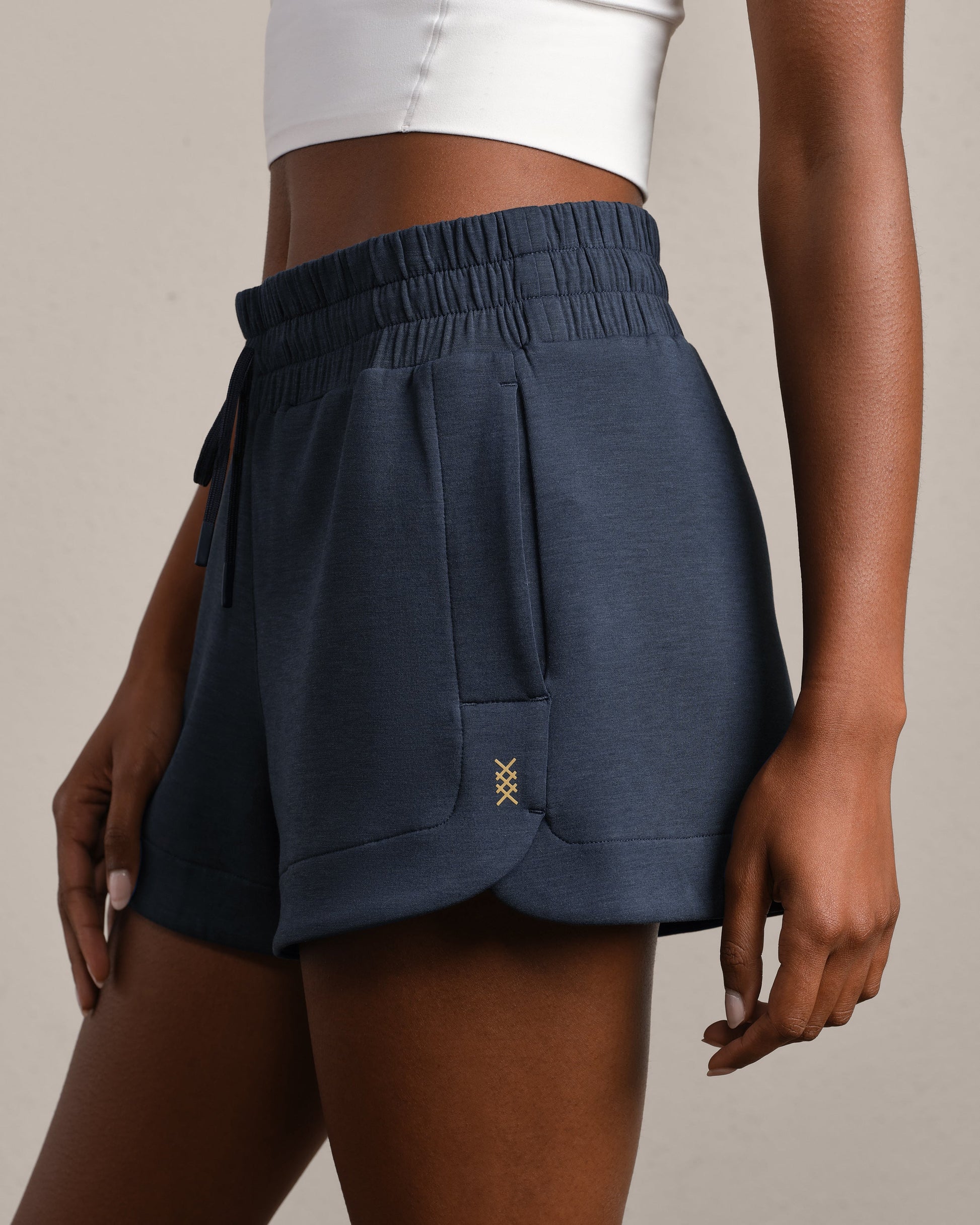Rhone DreamGlow Short - 3" in Navy Blue