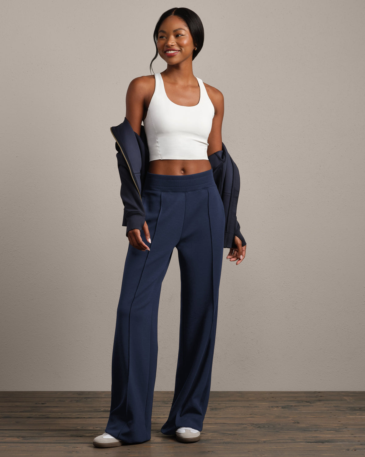 Rhone DreamGlow Trouser in Navy Blue