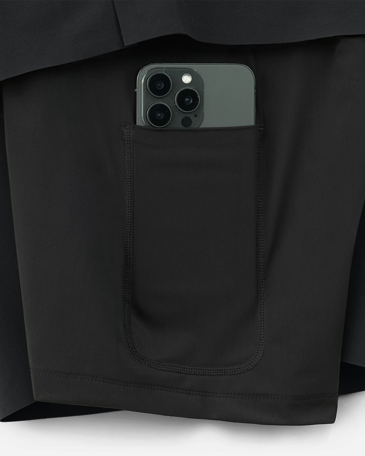 Ten Thousand Interval Short 7" Lined in Black