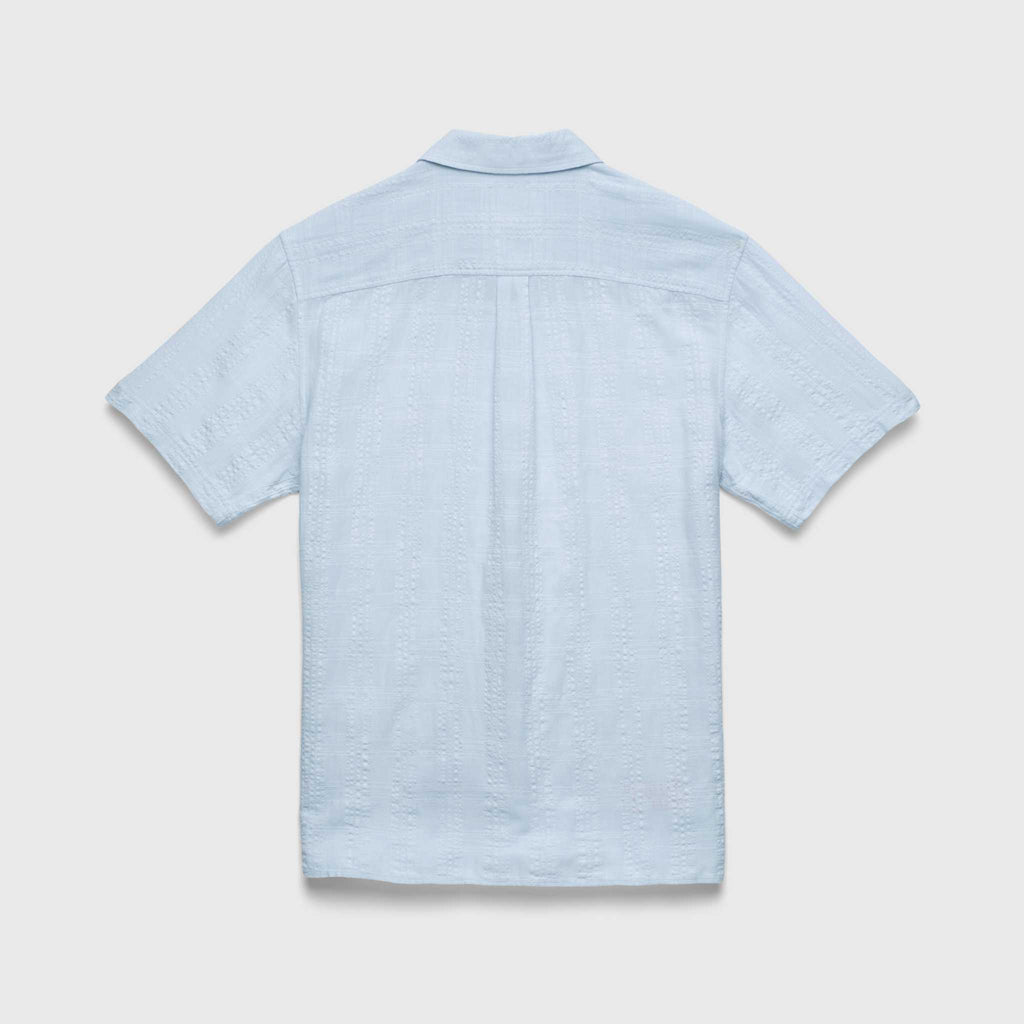 Surfside Supply Joseph Straight Bottom Textured Shirt in Lt Blue (Ancient)