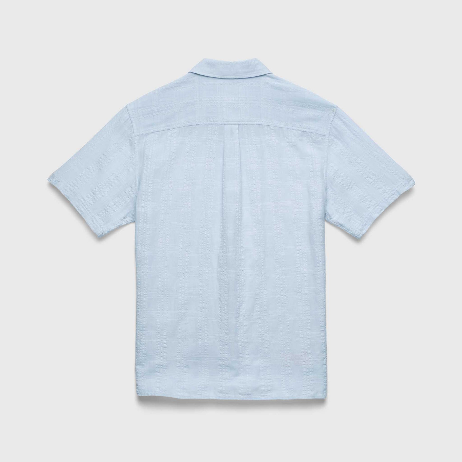 Surfside Supply Joseph Straight Bottom Textured Shirt in Lt Blue (Ancient)