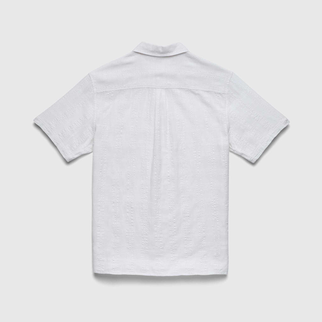 Surfside Supply Joseph Straight Bottom Textured Shirt in White