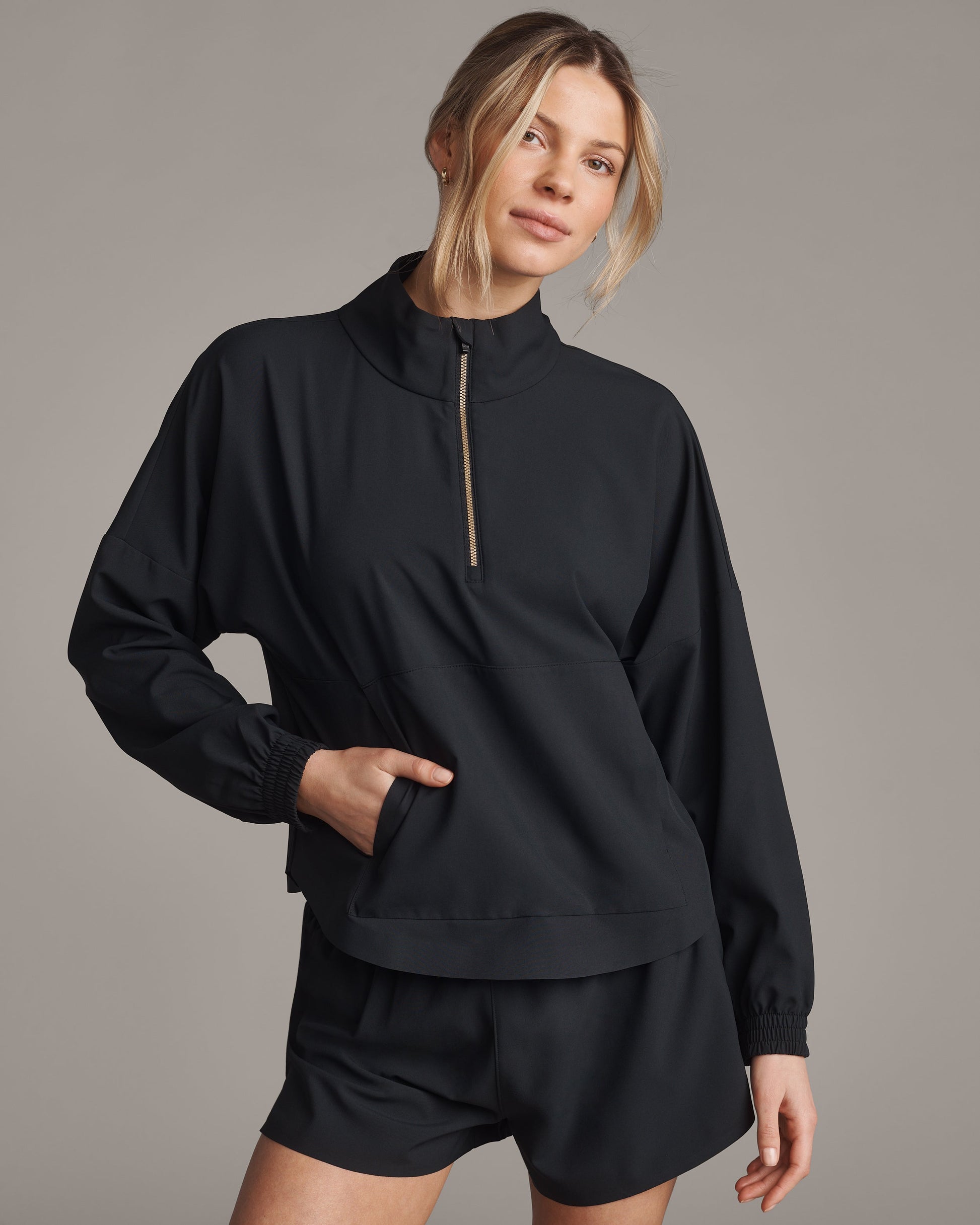 Rhone Mirage Anorak in Black