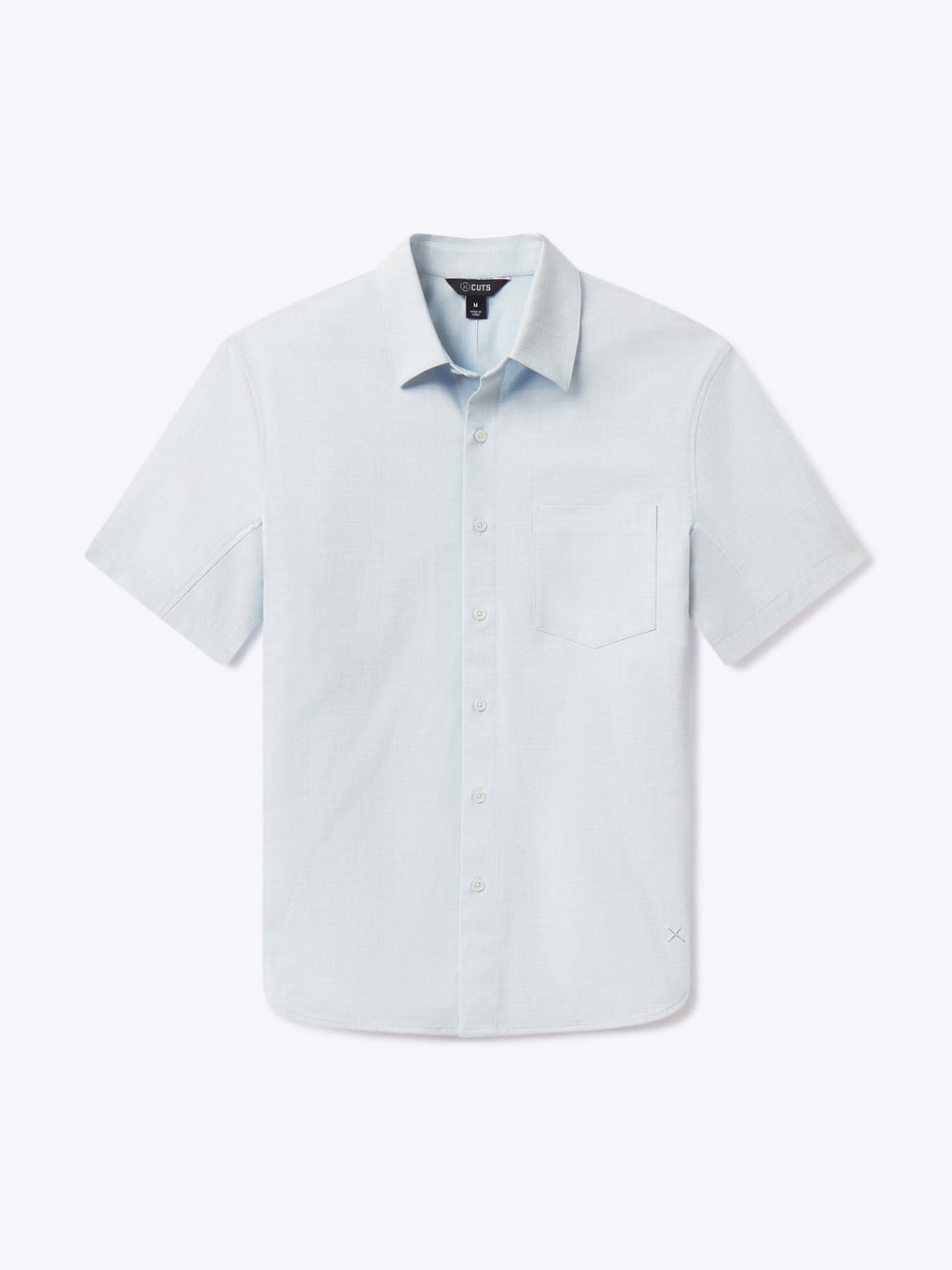 Cuts SoHo Short Sleeve Button Up in White