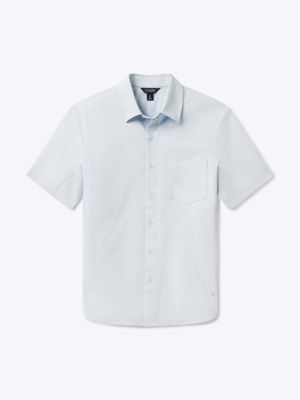 Cuts SoHo Short Sleeve Button Up in White