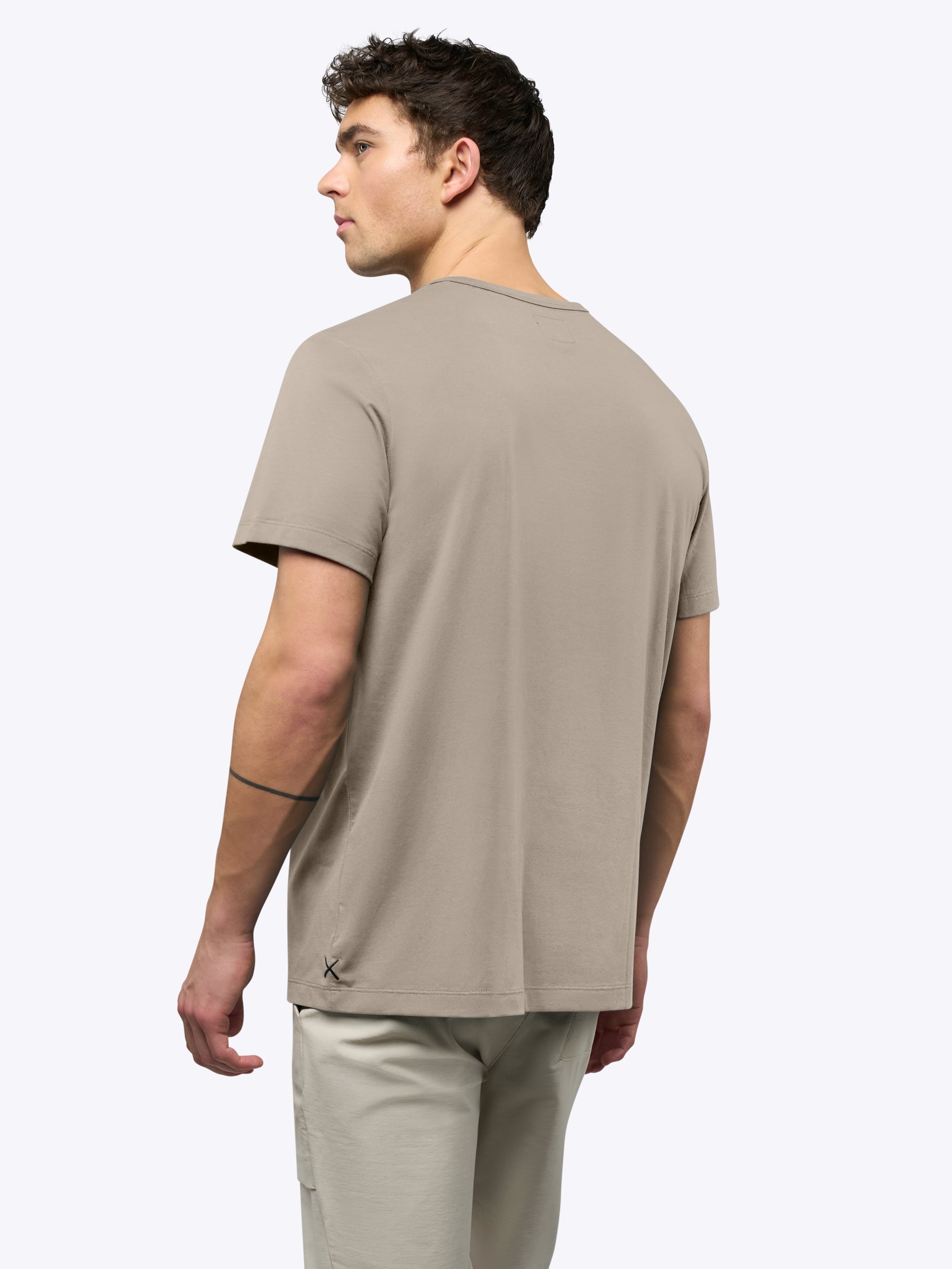 Cuts AO Forever Tee in Pure Cashmere