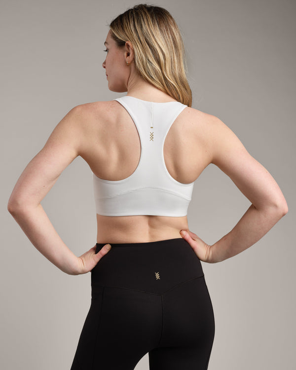Rhone Revive Sports Bra in White