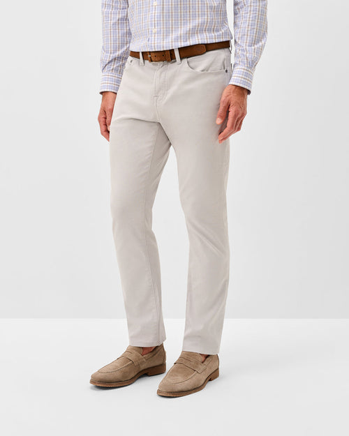 Johnnie-O Atlas Stretch 5-Pocket Pant in Chrome