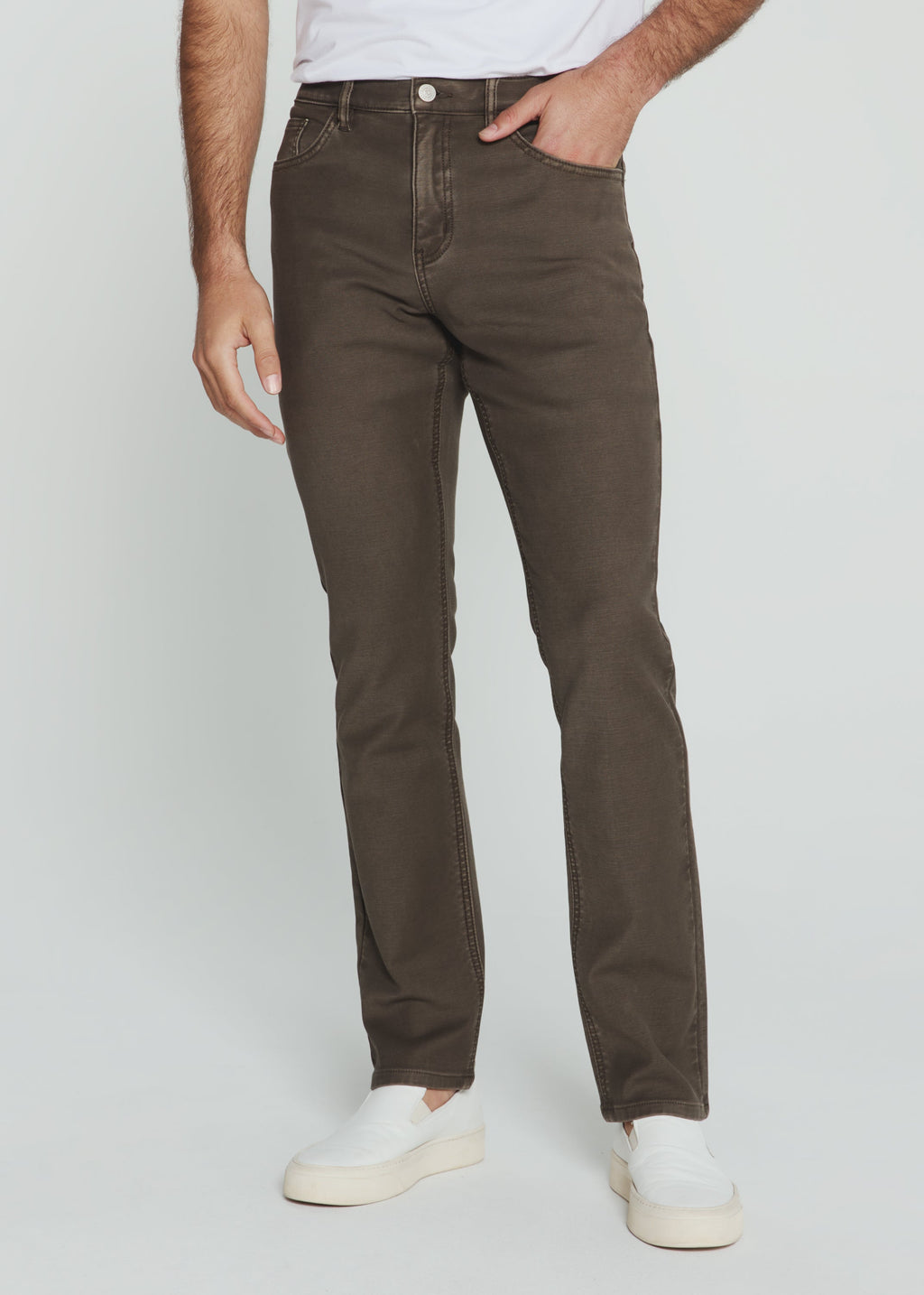 7 Diamonds Generation 5-Pocket Pant in Vintage Oak — front