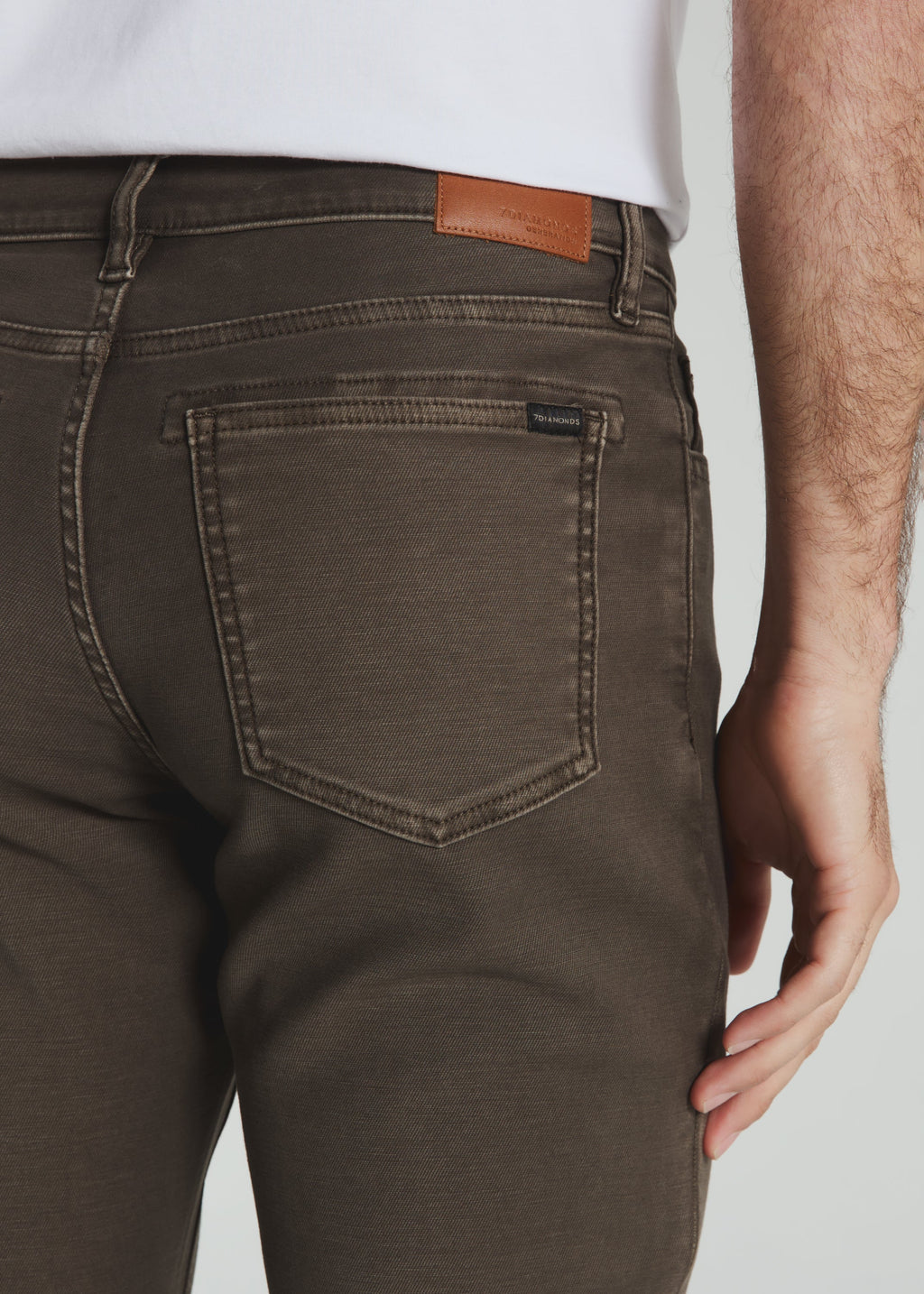 7 Diamonds Generation 5-Pocket Pant in Vintage Oak — back