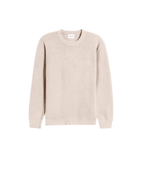 7 Diamonds Harrison Ribbed Sweater in Jasmine, front view