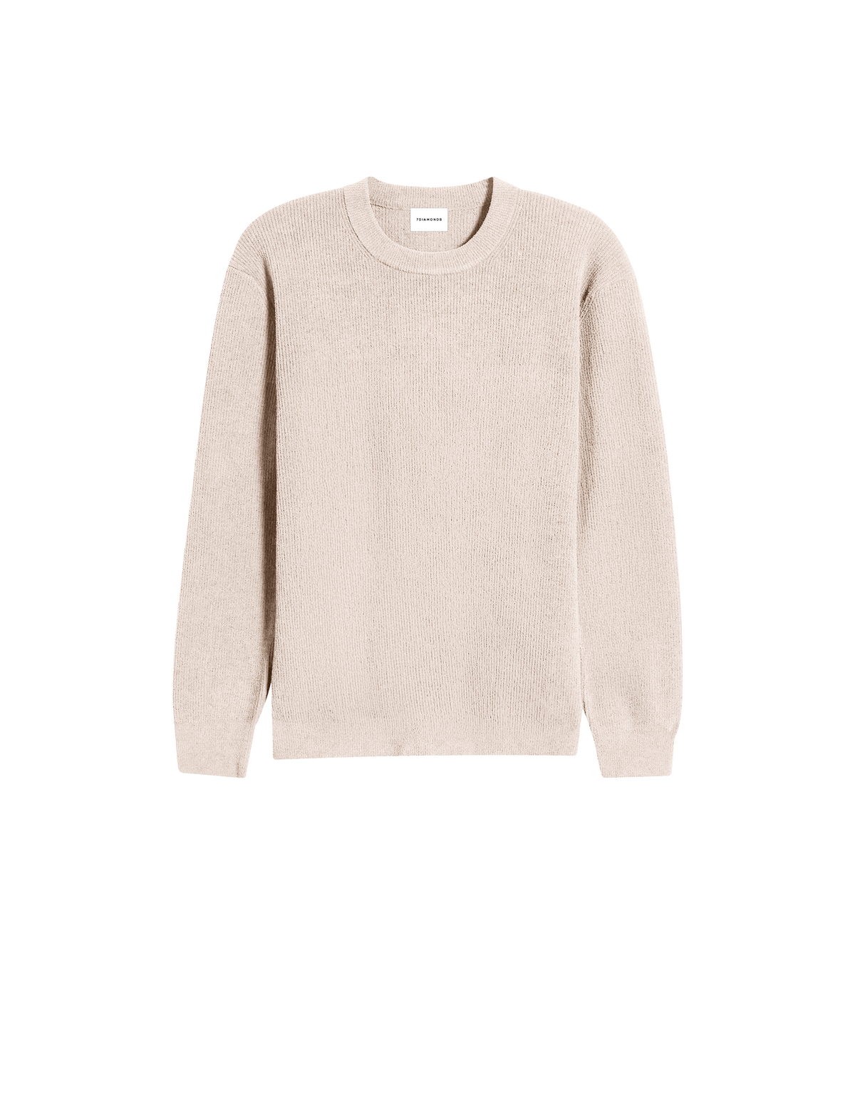 7 Diamonds Harrison Ribbed Sweater in Jasmine, front view