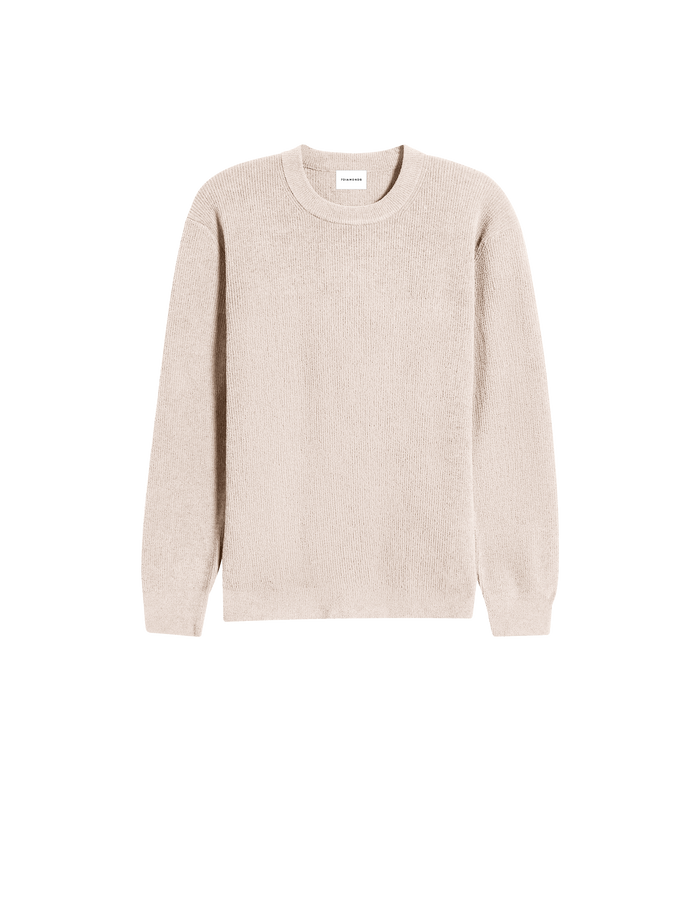 7 Diamonds Harrison Ribbed Sweater in Jasmine, front view