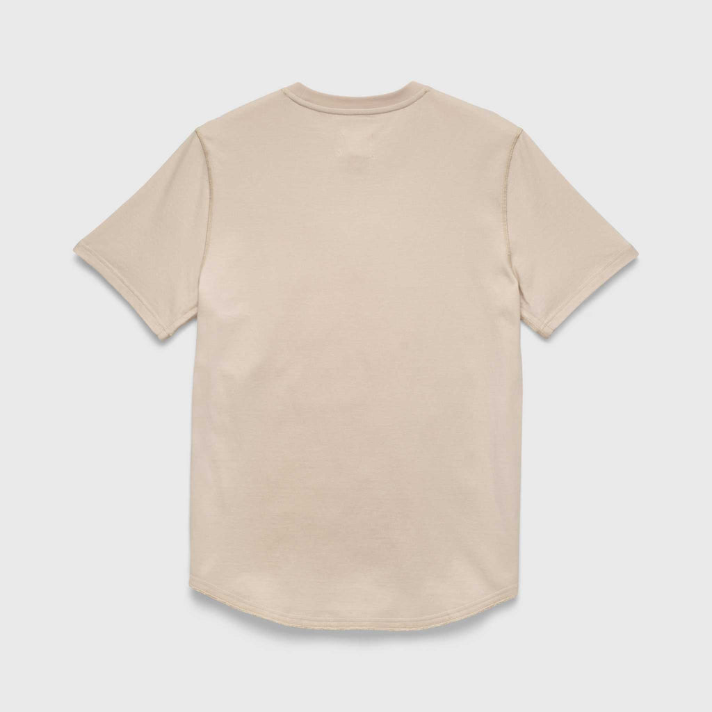 Surfside Supply Salty S/S Scoop Tee in Silver Gray