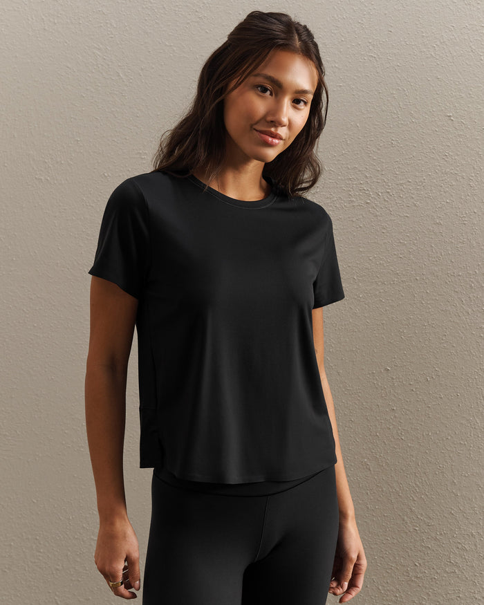 Rhone Serene Tee in Black