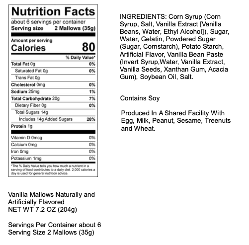 Vanilla Marshmallows