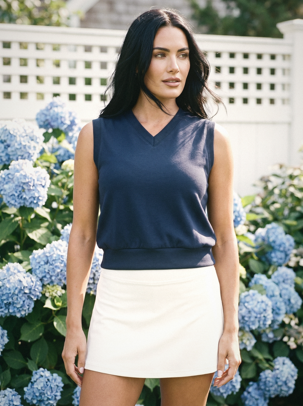SkyLoft Soft Vest - Navy Blazer — The Hamptons