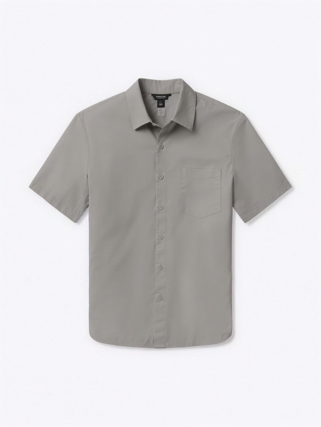 Cuts SoHo Short Sleeve Button Up in Mourning Dove