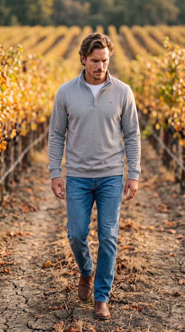 Cloud Quarter Zip & Union Denim